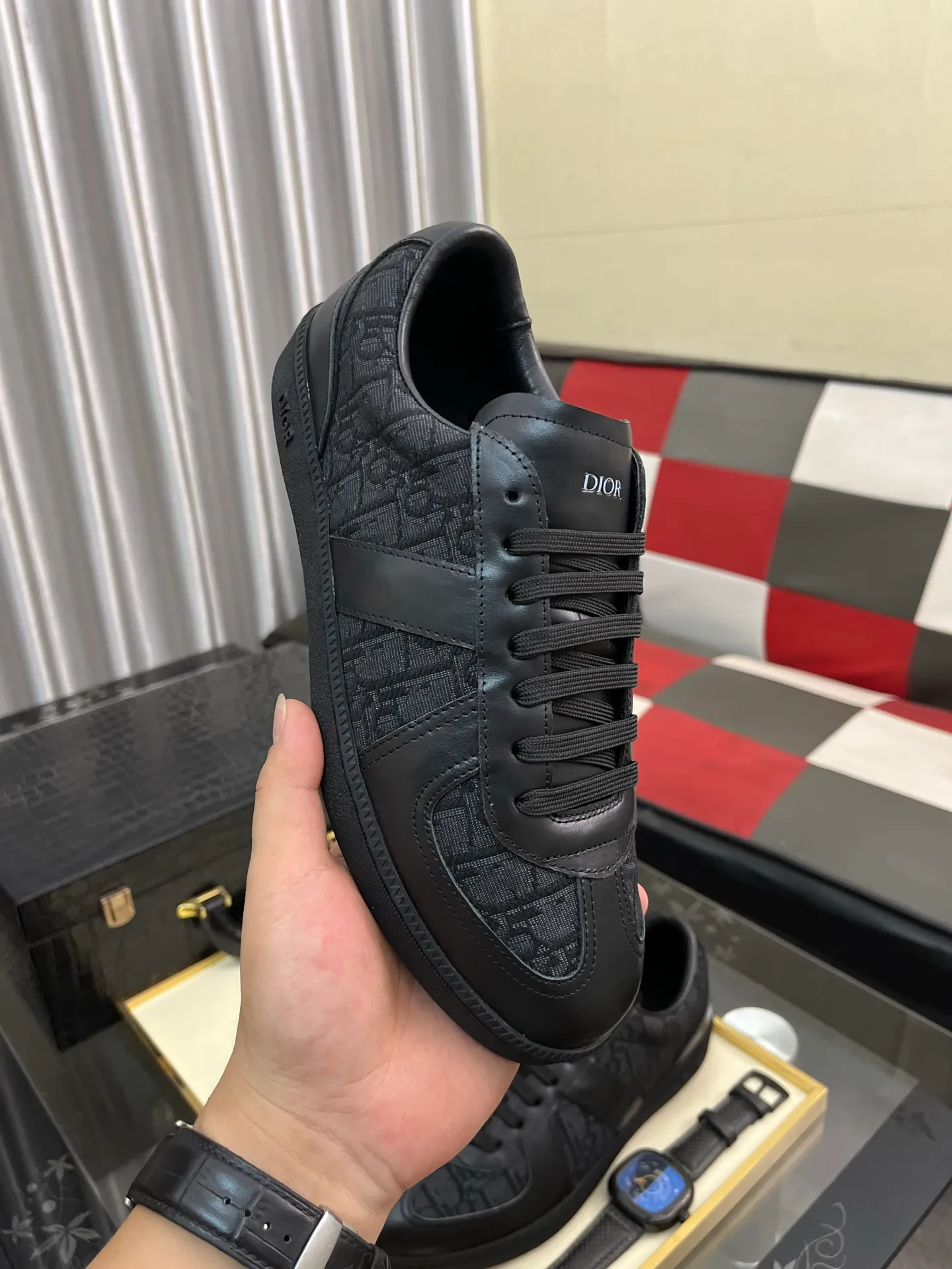 Men's Men's Shoes 💰400⌚️⌚️《Dior DIOR*》The latest and most popular casual shoes, top brand [seduce] luxury~purchase, top~quality. [Strong] The upper is made of imported breathable cowhide with material ➕ breathable sheepskin feet (•) and fine workmanship. Original stylish and stylish soft rubber wear-resistant outsole, light and comfortable on the foot, size: 38-442️⃣colors available